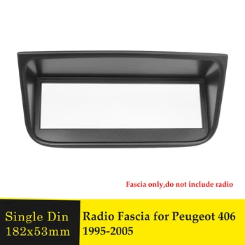 1 Din Auto Radio Rāmis PEUGEOT 406 Auto Stereo Fascijas Dashboard Panelī Dash Instalācija, Apdare Komplekts Vāciņu