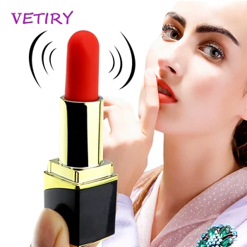 10 Ātruma Lūpu krāsas Vibrators Bullet Vibrējošais Nipelis G-spot Masāža Burvju Nūjiņu Klitora Stimulators Seksa Rotaļlietas Sievietēm Seksa Produkti