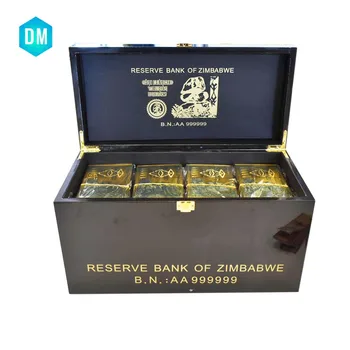 1000pcs Zimbabves Zelta Banknotes Simts Triljoni Dolāru Krāsains Rēķinu, Ņemiet vērā ar Augstas kvalitātes Zimbabves Rūtiņu Svētku Dāvanas