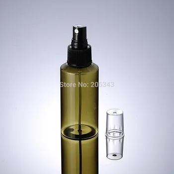 100ml Zaļā PET PUDELE vai tualetes ūdens pudeli vai migla aerosola pudelē ar baltu/melnu aerosola sūknis