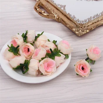 10Pcs 3CM Mākslīgo Rožu Ziedu Galvas Simulācijas Viltus Rozes Ziedu DIY Kāzu Dekors Dzimšanas dienas svinības Valentīna Dienā Apdare