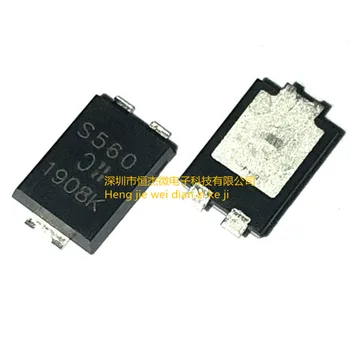 10PCS/ Schottky diode PDS560-13 sietspiede S560 pakete POWERDI5 60V 5.A oriģināls, autentisks