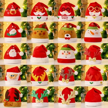 2023 Priecīgus Ziemassvētkus Cepuri Gadu Plīša Rotaļlietas Klp Santa Claus, Sniegavīrs Elk Cepures Bērniem Pieaugušo Ziemassvētku Dekoru, Dāvanu