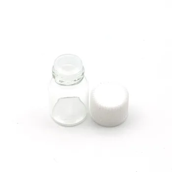 20pcs 2 ml caurspīdīga Stikla Pudelīte Maza Mini Ēteriskās Eļļas Pudeli, Mazas Smaržu Pudelītes ar nav caurumu padoms