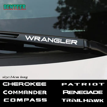 4gab Auto tīrītājs uzlīme Jeep Cherokee Komandieris Kompass Patriot Renegade Taka Vanags Wrangler Auto Piederumi
