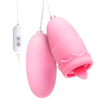 A6HF 10 Biežumu Sievietēm Dual Stimulators G-Spot Vibrators LickingPleasure Massager Uzlādējams Stimulācija Pieaugušo Seksa Rotaļlieta