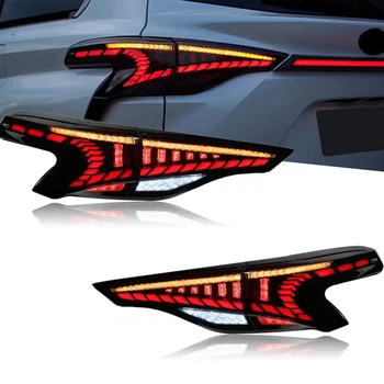 Aizmugurējos lukturus, Toyota Sienna LED Aizmugurējie Lukturi 2021-2022 lukturu Car Styling DRL Dinamisku Pagrieziena Signāla Reverse Auto Piederumi
