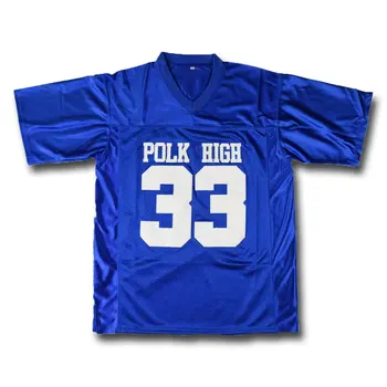 Al Bundy #33 Polk Augstas Filmu Futbola Jersey Šūtas Zilā S-3XL Augstas Kvalitātes