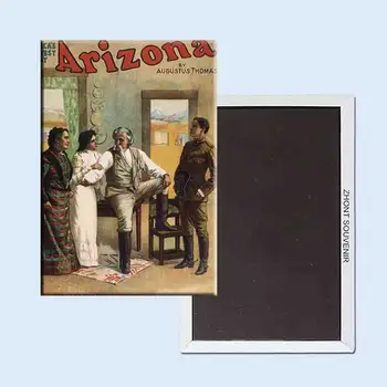 Arizona, Amerikas Lielākais Spēlēt Augustus Thomas 24060 Retro nostalģija, ledusskapis magnēti