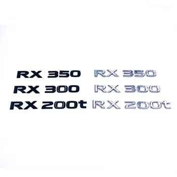Auto 3D ABS Bagāžnieka Vārdiem Chrome Burti, Logo, Emblēmas, Emblēmu Uzlīmes Uzlīmes Par Lexus RX RX200t RX270 RX300 RX330 RX350 RX400h RX500h