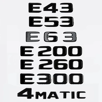 Auto Bagāžnieka Burti, Logo, Emblēmas, Emblēmu Uzlīmes Uzlīmes Uz Mercedes Benz E Klases E43 E53 E63 E200 E350 E300 4 Matic W212 W213 W207
