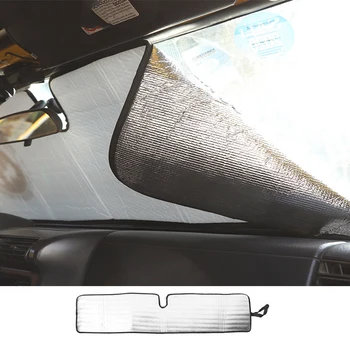 Automašīnas Priekšējā Vējstikla Saulessargs Anti Uv Staru Logu Saulessarga Aizsargs Segtu Piederumi Jeep Wrangler Tj Jk 1997 -2017