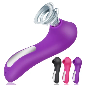 Dzelksnis Klitora Sūcējs Vagīnas Stimulators Silikona 10 Režīmi Clit Mutvārdu Vibrators Seksa Rotaļlietas Sievietēm Pieaugušo Produkti