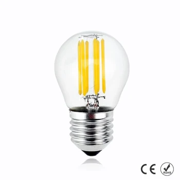 E 27 LED Edison Gaismas Dekoratīvās Gaismas G 45 AC 220 V Augstu Spilgtumu 4 W / 6 W, balta / Warm White LED Telpu Apgaismojums Retro