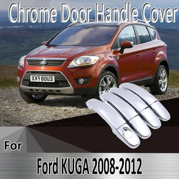 Ford KUGAS MK1 2008~2012 2009 2010 2011 Stils Uzlīmes Apdare, Hromēti Durvju Rokturi Vāka krāsu Pielāgot Auto Piederumi