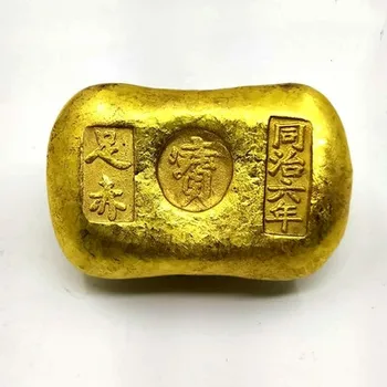 Izsmalcinātu antīko apzeltīts zelta lietņu no Qing Dynasty mājas apdare