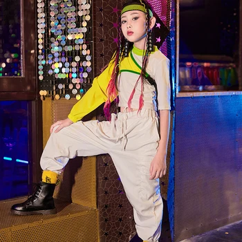 Jaunu Džeza Ielu Deju apģērbi Balles Hip Hop Deju Tērpi Meitenēm Modes Mūsdienu Deju Tērpi Darbības Drēbes DN10272