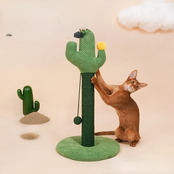 Kaķis Scratcher Kaktuss Catnip Rotaļlieta Kaķis Koku Nelielu Kaķu Kāpšanas Rāmis Mazs Kaķis Nesaskrāpē Tāfeles Preces Kaķiem