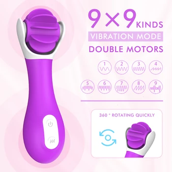 Klitora Vibrators G Spot Clit Dildo, Vibratori Ūdensizturīgs Lādējams Klitora Stimulators Vibrācijas Modeļi Seksa Rotaļlietas Sievietēm