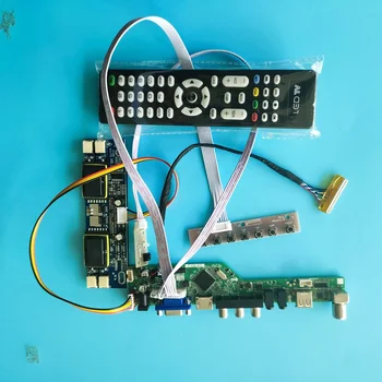Komplekts LM201WE3-(TL)(F4)(TL)(H3)Kontrolieris Kuģa Modulis, VGA, AV TV USB Draiveris, 4 lampas 1680X1050 Tālvadības LCD HDMI-saderīgam