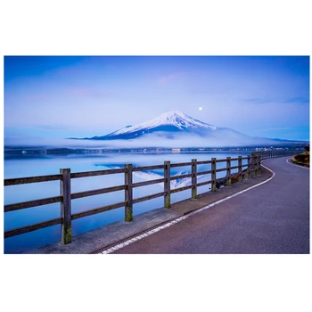 Krāsains drukāt Sienas Gobelēns Mount Fuji, Japāna M332