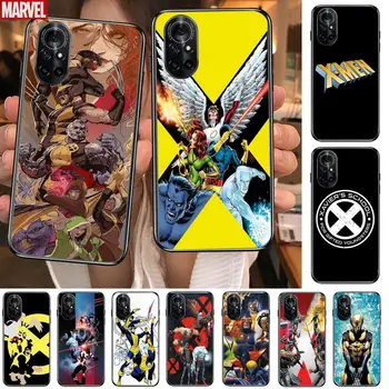 Marvel X-cilvēks Skaidrs, Tālrunis, Gadījumā, Huawei Honor 20 10 9 8 7 5T X Pro Lite 5G Black Etui Coque Hoesjes Komiksu Fash dizains