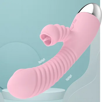 Mēles Laiza Vibrators Mutes Laizīšana Dzimuma Sievietēm Apkures Clit Sūcējs Vibrators G Spot Vibrators, Dildo Klitora Stimulators Pieaugušo Rotaļlietas