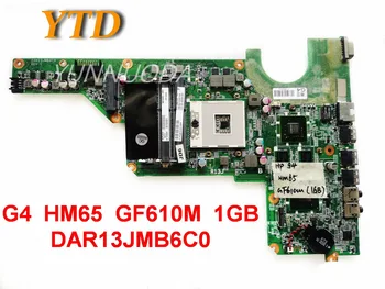 Oriģinālā HP G4 klēpjdators mātesplatē G4 HM65 GF610M 1GB DAR13JMB6C0 pārbaudītas labas bezmaksas piegāde