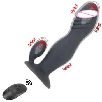Prostatas Massager Anālais Vibrators G-spot Stimulators Butt Plug 10 Ātrumu Seksa Rotaļlietas Sievietēm, Vīriešiem Pieaugušo Produkti