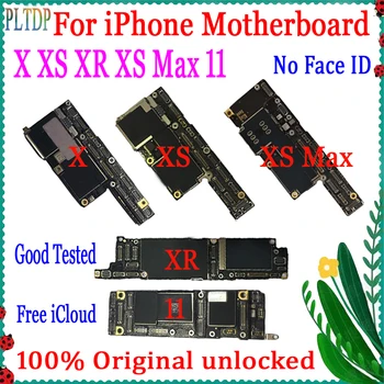 Seja ID iPhone X XS XR XS Max 11 Pro, Max Pamatplates Bezmaksas icloud Oriģināls Atbloķēt iPhone 11 Loģika Valde Atbalsta atjauninājumu