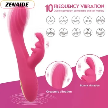 Spēcīgs Sievietes Klitora Vibrators Trušu G-spot Stimulācija Vibrējošais AV Stick Maksts Clit Massager Vibrators Seksa Rotaļlieta, paredzēta Sievietēm
