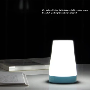 TiOODRE Blakus Galda Lampa LED Nakts Gaisma USB Uzlādējams Lukturis Muti-Krāsa-Gaiši Pārnēsājamās Lampas Apdare, Mājas Piederumi