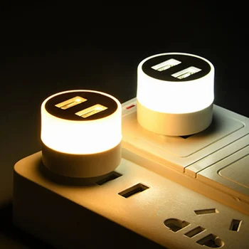 USB Spraudni Lampas, Pārnēsājamie USB Sienas LED Lampa Datora Jaudas Banka Maksas Rezervēt Gaismas Acu Aizsardzība Mini Lasīšanas Gaismas Nakts Gaisma