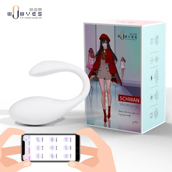Wowyes V8 Gulbis Formas App Bezvadu Tālvadības Pults Neredzams Valkāt Klitora Vibrators Mini Massager Mīlestība Olu Seksa Veikals Sievietēm